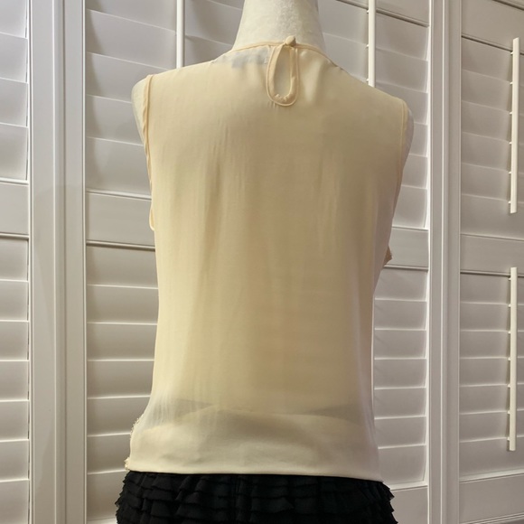 HONEY English Rose Cream Beaded Top - Picture 2 of 3